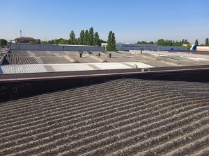 Smaltimento amianto e rifacimento copertura industriale a Ravenna