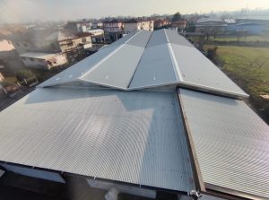 Smaltimento amianto e rifacimento copertura industriale a Cremona